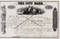 The City Bank stock certificate 1856 (Biddeford Maine)  signed by Congressman D. E. Somes