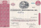 Studebaker-Worthington stock certificate - red