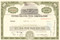 Custer Channel Wing Corporation 1960's stock certificate - green