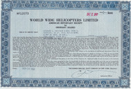 World Wide Helicopters ADR certificate 1958 