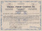 Virginia Airship Company 1937 stock certificate - maker of blimps and dirigibles. Dated after the Hidenburg disaster of the same year.