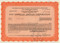 Pan Am full subscription warrant certificate - orange
