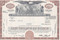 Pan American World Airways stock certificate - brown