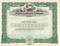 Airport Limousine Company 1946 stock certificate - green
