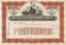 Manufactured Rubber Company stock certificate - brown