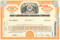 Erie-Lackawanna Railroad Company stock certificate - orange