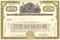 New York, Chicago, and St Louis Railroad - Nickel Plate Road stock certificate - olive