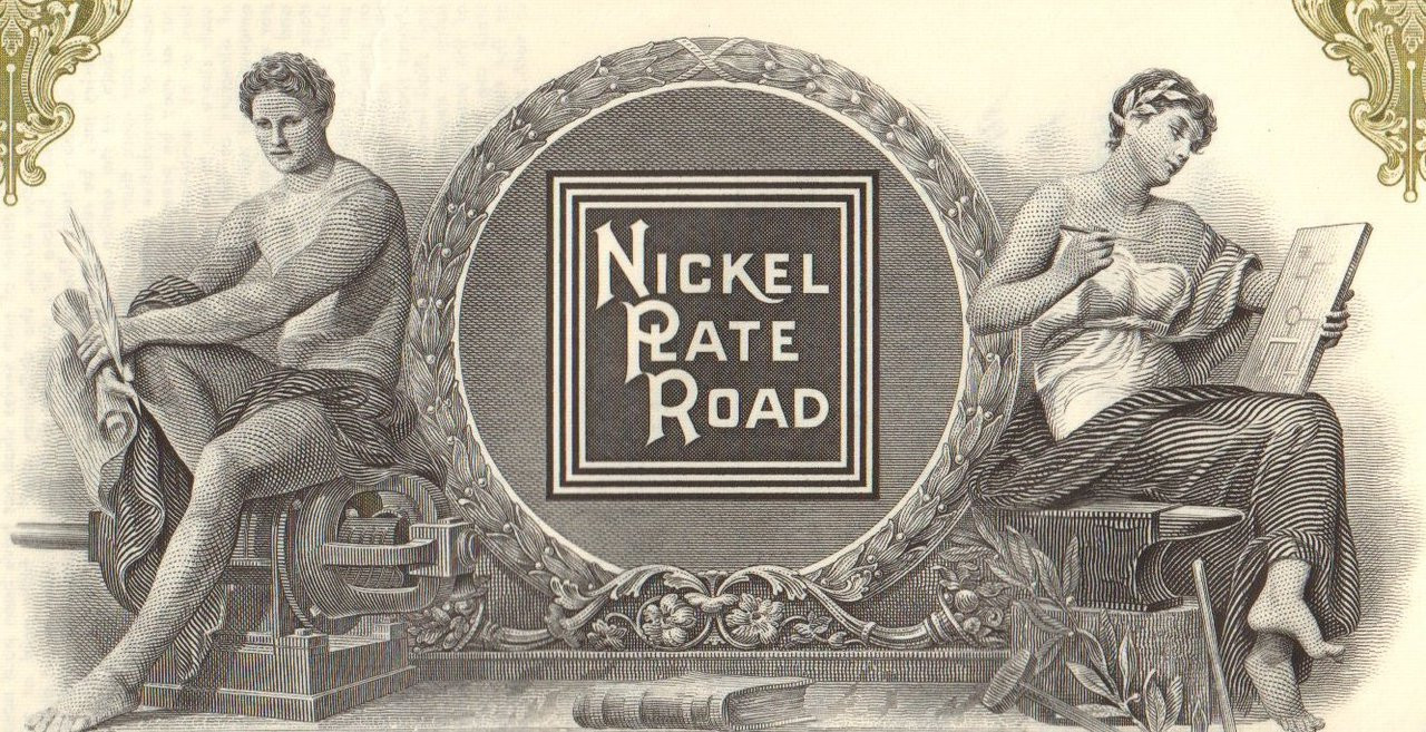 New York Chicago & St. Louis Railroad Nickel Plate Road Cap Hat #40-2600 -  Locomotive Logos