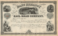 East Mahanoy Rail Road Company 1900 stock certificate