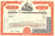 Marathon Manufacturing Company stock certificate 