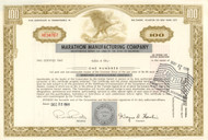 Marathon Manufacturing Company stock certificate 