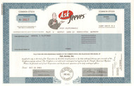 Ask Jeeves 2001 (now Ask.com)  stock certificate
