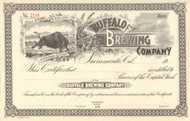 Buffalo Brewing Company stock certificate