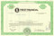 First Financial Bancorp stock certificate 1994