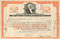 New York Central Railroad Company stock certificate - orange