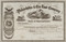 Philadelphia and Erie Land Company stock certificate circa 1860