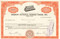 Hebrew National Kosher Foods stock certificate 1960's - orange