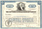 New York Central Railroad Company stock certificate - blue