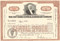 New York Central Railroad Company stock certificate - brown