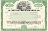 American International Group (AIG) stock certificate 2010