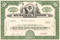 General Foods Corporation stock certificate 1960's - green
