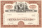 General Foods Corporation stock certificate 1960's - brown
