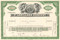 P. Lorillard Company stock certificate 1950s (cigarette maker) - green