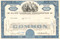 Allied Chemical Corporation stock certificate 1960's - blue