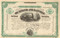 Richmond and Danville Railroad Company  stock certificate circa 1880's - green