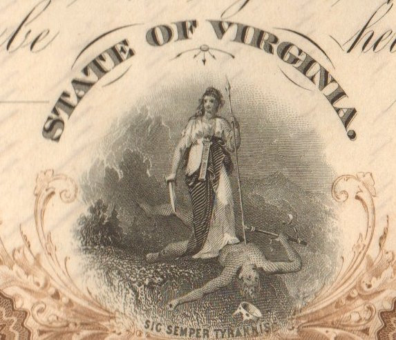 Richmond and Danville Railroad Company Stock Certificate Virginia 