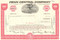 Penn Central Company stock certificate 1970's - red