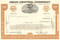 Penn Central Company stock certificate 1970's - gold