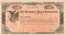 Lexington Beach Association stock certificate circa 1909 (Michigan)