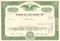 Washington Real Estate Investment Trust stock certificate 1971 (DC REIT) - green