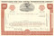 Pennsylvania New York Transportation Company stock certificate 1960's - brown