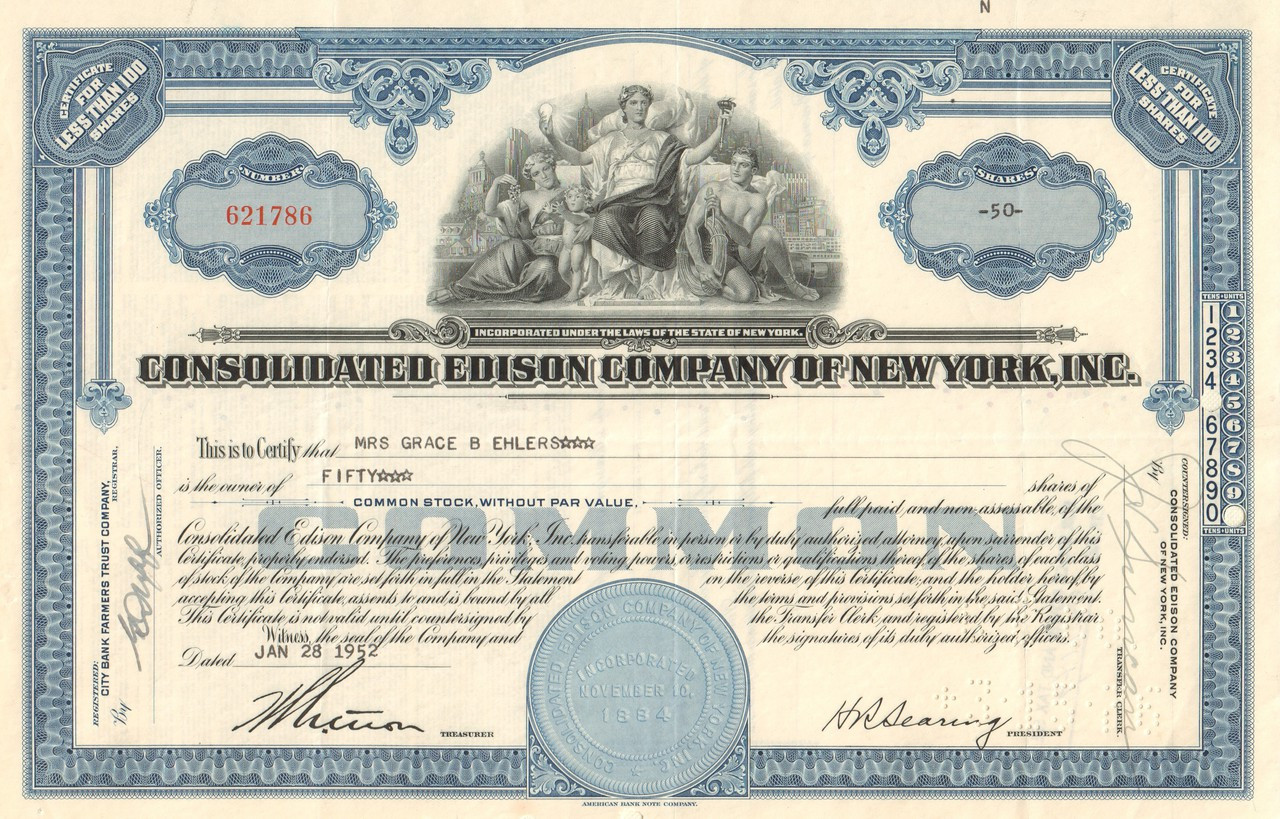 Consolidated Edison Company of New York 1950's Version 3