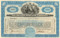 Prairie Pipe Line Company stock certificate 1930's - blue