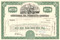 Universal Oil Products stock certificate 1970's - green