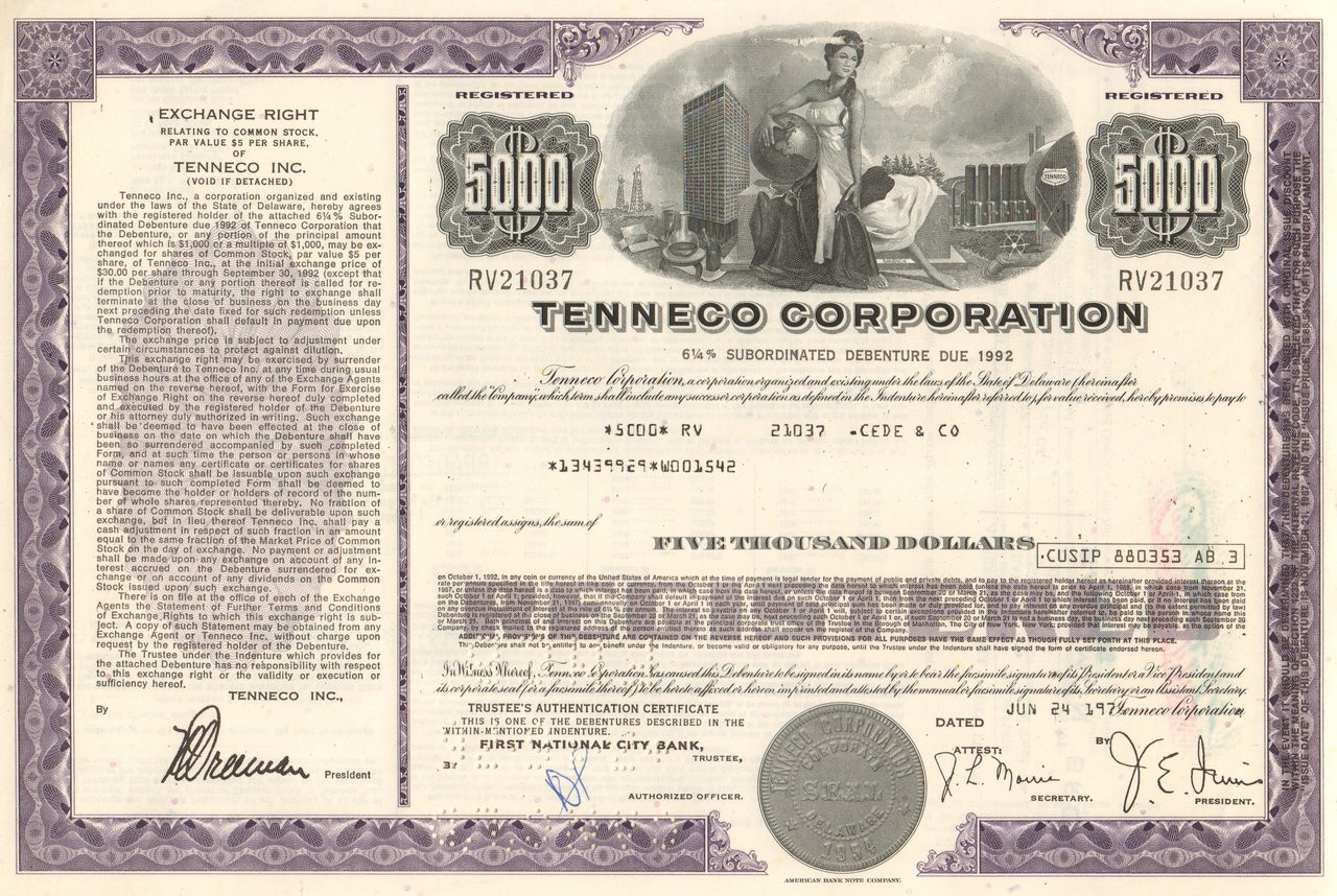 Stewart Warner Corporation Stock Certificate Virginia