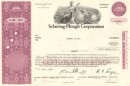 Schering-Plough Corporation Stock Certificate Claritin, Coppertone Sunscreen 