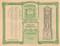 Talking Clock Manufacturing Company stock certificate circa 1910  - back