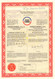 Eurotunnel PLC/SA share certificate 1988 