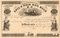 Erie & Ohio Rail Road stock certificate circa 1852  