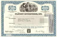 Playboy Enterprises Inc stock certificate 2009