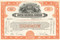 NOPCO Chemical Company stock certificate 1950's - orange