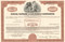 General Telephone & Electronics Corporation bond certificate 1970's - brown (various denominations)