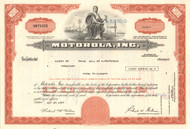 Motorola Inc. stock certificate 1979 