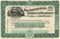 The Pittsburgh, Lisbon, and Western stock certificate circa 1902 - green
