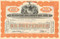 International Nickel Company of Canada Limited stock certificate 1930's - light orange