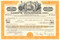 Loew's Theatres Inc. bond certificate 1960's - 1970's - orange